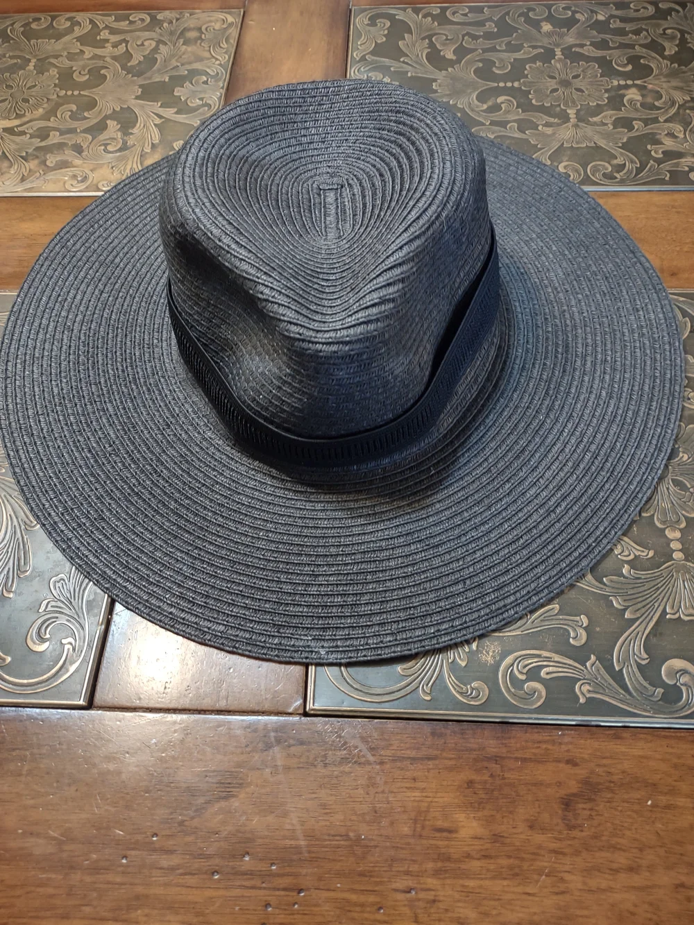 Madewell Black Boho Sun Hat